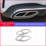 Mercedes Benz CLA W118 jaoks 2020 2021 2022 auto summuti v&auml;ljalasketoru trimmi kleebis saba k&otilde;ri toru v&auml;ljalaskeava dekoratiivkate must