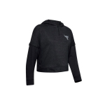 Under Armour x Project Rock Frotee Kapuutsiga S&auml;rk Naistele Kapuutsiga Must 1351807-001 L black