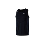 Nike Dri-Fit Rise 365 Peegeldava Logotr&uuml;kiga &Uuml;mmarguse Kaelusega Varrukateta Jooksutank Topp Meeste Topid Must CZ9180-010 S