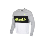 Nike Air V&auml;rviline Suure Logoga Fliisist &Uuml;mmarguse Kaelusega Huppar Meeste Topid Hele Suitsuhall CJ4828-077 XL