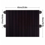 2tk UV-kaitse Kokkupandav auto p&auml;ikesevari k&uuml;ljeakna kardin Autotarvikud Uus must