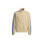 Adidas Originals Trefoil MW TT Vabaaja Seisukrae Ruuduline Jooksujakk Meeste &Uuml;ler&otilde;ivad Beež GN3795 L