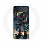 Coque Samsung Galaxy Z Flip3 izuku Midoriya, Deku, one for all, my hero academia anime