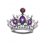Rhinestone kroon pross Vintage kampsun kardigan mantel &Auml;ri&uuml;likond rev&auml;&auml;rin&otilde;el Naiste moeehted Kingitus R&otilde;ivad Aksessuaarid lilla