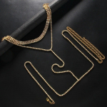 Stonefans Kaelus Mitmekihiline v&ouml;&ouml;koht naistele Y2K Rhinestone top Rinnahoidjad Bikiinid Choker Seksikas pesu &Ouml;&ouml;r&otilde;ivad Ehted CHINA