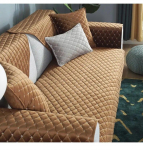 &Uuml;hev&auml;rviline Luksuslik tepitud samet diivanir&auml;tik Talvine soe pehme sile diivani kate tikandid libisemiskindel libisemisvastane laheakna matt 70x70cm 1pc