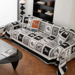 &Scaron;enill-diivani kate riidest k&auml;ter&auml;tik diivani tekk k&otilde;ikeh&otilde;lmav universaalne diivani kate tolmukindel Four Seasons diivanipadi 180X130cm