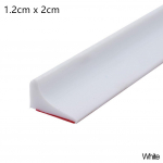 1 m silikoonist k&ouml;&ouml;k, vannituba, veekork, blokeeriv riba du&scaron;&scaron; libisemiskindel kuiv ja m&auml;rg eraldusribad ukse p&otilde;hja tihendusriba 1.2cm x 2cm valge