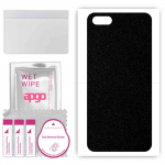 apgo Protective Skin Sticker for the back compatible with Huawei Y5 Prime (2018), Wrap Film, Foil, Vinyl - Pattern Matte Black