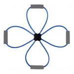 Pilatese takistusriba 4 aasaga k&auml;epidemetega rindkere laiendaja venituspael Lihased j&otilde;utreening elastsuspael Kodu j&otilde;usaali kogu keha treeningvarustus punane