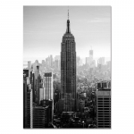 New Yorgi l&otilde;uendimaaling Plakatid ja v&auml;ljatr&uuml;kid Mustvalge seinakunst Pildid Elutoa kaunistamine Kodukaunistus 21x30cm No Framed