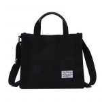 Naiste velvetist t&otilde;mblukuga &otilde;lakott V&auml;ike puuvillane l&otilde;uendist k&auml;ekott Vabaaja kandekott Naistele Eco Crossbody kott Vintage messenger kotid must