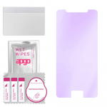 apgo Anti-Blue 9H Hybrid protective glass compatible with Samsung Galaxy A3 2016 A310F, flexible nano glass, great replacement for tempered glass, scr