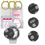 3x apgo MATTE h&uuml;briidne kaitseklaas, mis &uuml;hildub Samsung Galaxy Watch Classic 6 47 mm, painduv nanoklaas, suurep&auml;rane asendus karastatud klaasile,