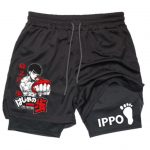 IPPO Anime J&otilde;usaali l&uuml;hikesed p&uuml;ksid Meestele Poks Muay Thai kickboxing MMA Segatud Martial Art 2-&uuml;hes Kompressiooniga Performance l&uuml;hikesed p&uuml;ksid Kiiresti kuivavad Kergej&otilde;ustiku l&uuml;hikesed p&uuml;ksid Suvi M