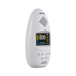 AROMA Electronic Metronome Lightweight Rechargeable Color Screen Vocal Metronome for Mini Piano valge