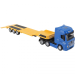 1/50 Platvormveoauto M&auml;nguasi Transpordihaagise Mudelauto Valatud M&auml;nguasjad Lastele 1/50-Size:30.5*6.5*5cm sinine