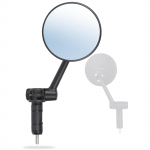 Jalgratta juhtraua pistik tahavaatepeegel Reguleeritav jalgratta juhtraud pimestamisvastase peegliga kokkupandav jalgratas must