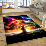 Elupuu loodus Viking Yggdrasil norra vaipvaip magamistoa elutuppa koduse diivani kaunistamiseks, lapsele m&otilde;eldud suure sisekujundusega p&otilde;randamatt 40cm x 60cm