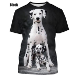 Suvine 3D Animal Dalmaatsia naljakas T-s&auml;rk L&uuml;hikeste varrukatega Anime Armsad Aalmaatsia Shiba Inu T&auml;nav Slothing Naiste T-s&auml;rgid Meeste T-s&auml;rk Topid XXS
