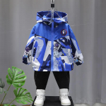 Poiste Hardshell jope CuHK laste kevad- ja s&uuml;gismantel 110 sinine