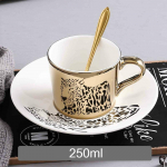 Uus Dynamic Mirror Reflection Cup kruus 250&ndash;300 ml Kodune joogin&otilde;ud Creative Ceramic Anamorphic Cup kohvitee komplekt Huvitav kingitus