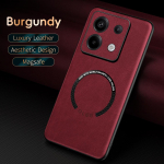 &uuml;mbris Redmi Note 13 Pro 5G &uuml;mbrise nahast telefoni kate Redmi Note 13 Pro Plus luksuslik &uuml;mbris jaoks Redmi Note 13 4G tagakaas Redmi Note 13 4G must