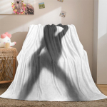 Ilus Vari Must Get Naked Naljakas ja Seksikas Tekid Super Pehme Tr&uuml;kk Pereauto Diivan Flanellist Tekk Voodi Kuningas Tekk 70x100cm-XS white