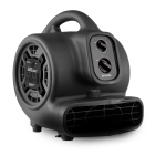 XPOWER P-230AT Mini Mighty Air Mover kuivati ​​Utiliidi ventilaator Ventilaator Sisseehitatud Pistikupesad Murumaja Hotelli Supermarketi &otilde;hupuhur UK must