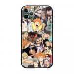 W-2 Haikyuu Anime pehme must &uuml;mbris iPhone'ile 11 12 13 14 15 6 7 8 X XS Pro Max XR Samsung S21 S22 S23 S24 FE Ultra S8 Plus iPhone 12 oliiv