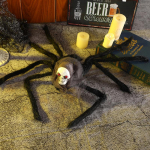 Halloweeni pl&uuml;&uuml;sis &auml;mblik pealuu loor &otilde;uduspidu kummituslik maja kaunistus rekvisiidid simulatsioon &auml;mblik 75CM kuristik