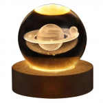 LED &ouml;&ouml;valgus Linnutee Galaxy p&auml;ikeses&uuml;steemi kristallkuul laste &ouml;&ouml;lamp magamistoa valgustus loominguline kingitus &ouml;&ouml;valgus Saturn