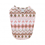 Lemmikloomade riided pukseeritava hingava peene r&otilde;ngaga Pehme fotorekvisiit T&ouml;&ouml; Mugav pol&uuml;ester geomeetrilise tr&uuml;kiga Lemmiklooma T-s&auml;rk Vedrutarvikud S sinine