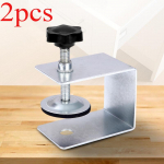 2tk Puidut&ouml;&ouml;tlemise Jig Kapp T&ouml;&ouml;riist Terasest Sahtlipaneeli Klambrid Kodu M&ouml;&ouml;bli Aksessuaarid Esik&uuml;lje paigaldusklambrid K&auml;sit&ouml;&ouml;riist 2PCS