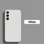 Samsung A55 A15 A54 &uuml;mbrisele Pehme vedel silikoonist telefoni&uuml;mbrised Samsung Galaxy A55 A15 A54 5G p&otilde;rutuskindel kate Samsung A55 jaoks For Samsung A55 5G valge