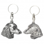 Dachshund Wire-haired, Wiener dog, Badger dog - Silver-plated dog pendant, handbag decoration, backpack pendant by Art-Dog brand