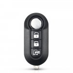 2/3 nupuga klapp-kokkupandav kaugv&otilde;tmekorpuse kest Fobid FIAT 500 Panda Punto Bravo autoalarmi v&otilde;tmeta SIP22 teraga 2 Buttons A