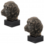 Golden Retriever - Dog statue, bust on stone base, sculpture, trophy for dog show by Art-Dog brand