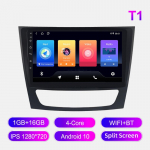 Autoraadio Android Auto Carplay Mercedes Benz E Class W211 2002-2010 Multimeediumipleieri peakomplekt Stereo GPS Navigatsioon BT WIFI 2+32GB 1+16GB