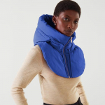 Talvised &uuml;likerged kapuutsiga m&uuml;tsid naistele meeste soe s&otilde;rmus sall Balaclava m&uuml;ts kael t&otilde;mblukuga pingutuspael mantel sall l&uuml;hike paak top L/XL sinine