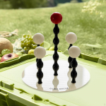 Cup Drying Rack Glass Holder Easy to Clean Decoration Coffee Mug Organizer for 4 Cup 18cmx18.5cm