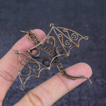 Copper Spider Look Gemstone Handmade Copper Wire Wrap Jewelry Pendant 2.99 i0c44