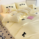 Pestud puuvillane neljaosaline komplekt v&ouml;&ouml;ri &uuml;hiselamu Kolmeosaline komplekt voodilina tekikatte tarvikud 1.5m bed