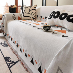 Bohemia v&auml;rviline tr&uuml;kitud diivanikate Four Seasons lemmikloomas&otilde;bralik tolmukindel diivani kaitsekate elutuba 3 inimesele 180x130cm