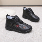 Naiste talvised soojad lumesaapad libisemiskindlad veekindlad n&ouml;&ouml;riga pahkluudega jalan&otilde;ud naistele kunstkarusnahast voodriga &otilde;ues mugavad k&auml;imissaapad 35 must