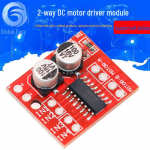 Kahesuunaline alalisvoolumootori draiveri moodul koos PWM-kiiruse reguleerimisega L298N kahe H-silla samm-mootoriga 2-way DC motor driver module