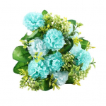 Kunstlilled siidist kr&uuml;santeemlill Elutruu v&auml;hese hooldusega lilled V&auml;ikesed t&uuml;kid pulmakimp j&auml;rve sinine v&auml;rv