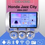 Android Carplay autoraadio Honda Jazz City 2004-2007 multimeediumipleieri peakomplekti stereo GPS-navigatsioon BT WIFI 2+32GB 1+16GB