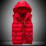 Meeste vest, kapuutsiga, varrukateta, termovest, voodriga vest 4XL