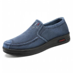 Trend Meeste hingavad vabaajajalatsid Zapatillas Hombre Teksad L&otilde;uendjalatsid Mood Flats Loafer Espadrilles Meeste pehme tallaga tossud 39 hall v&auml;rv